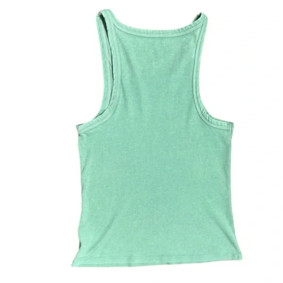 American Eagle Outfitters Mint Ribbed Tank Top size large - Picture 4 of 4